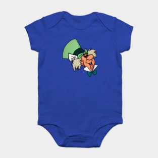 Tab Hatter - Mad Hatter, Alice In Wonderland. Baby Bodysuit